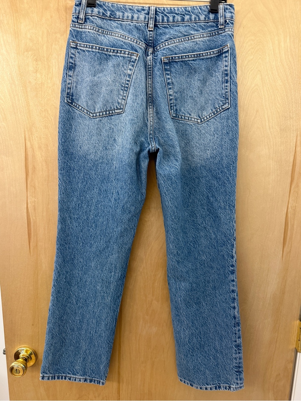 Reformation Cynthia High Rise Straight Jeans in Colorado: 29 - Picture 10 of 16